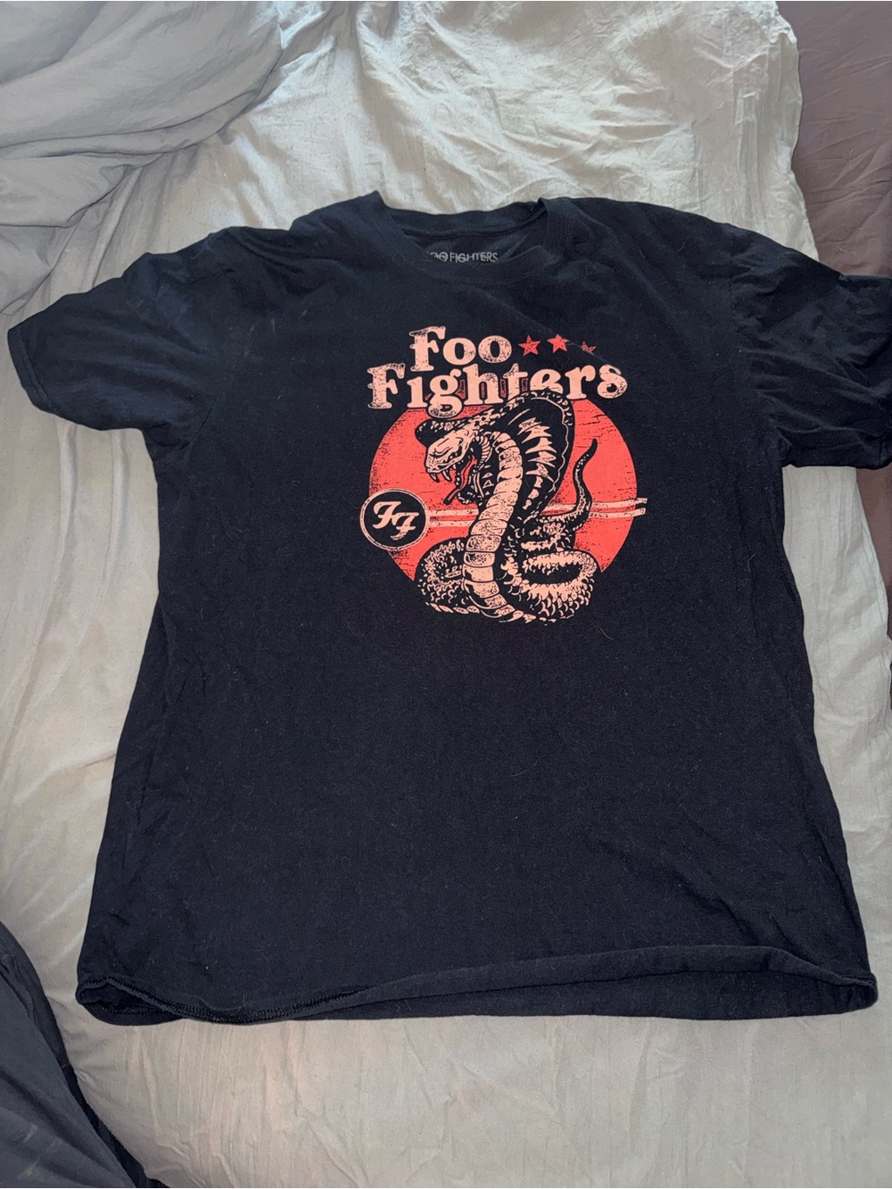 Foo Fighters Black Short Sleeve Graphic Tee